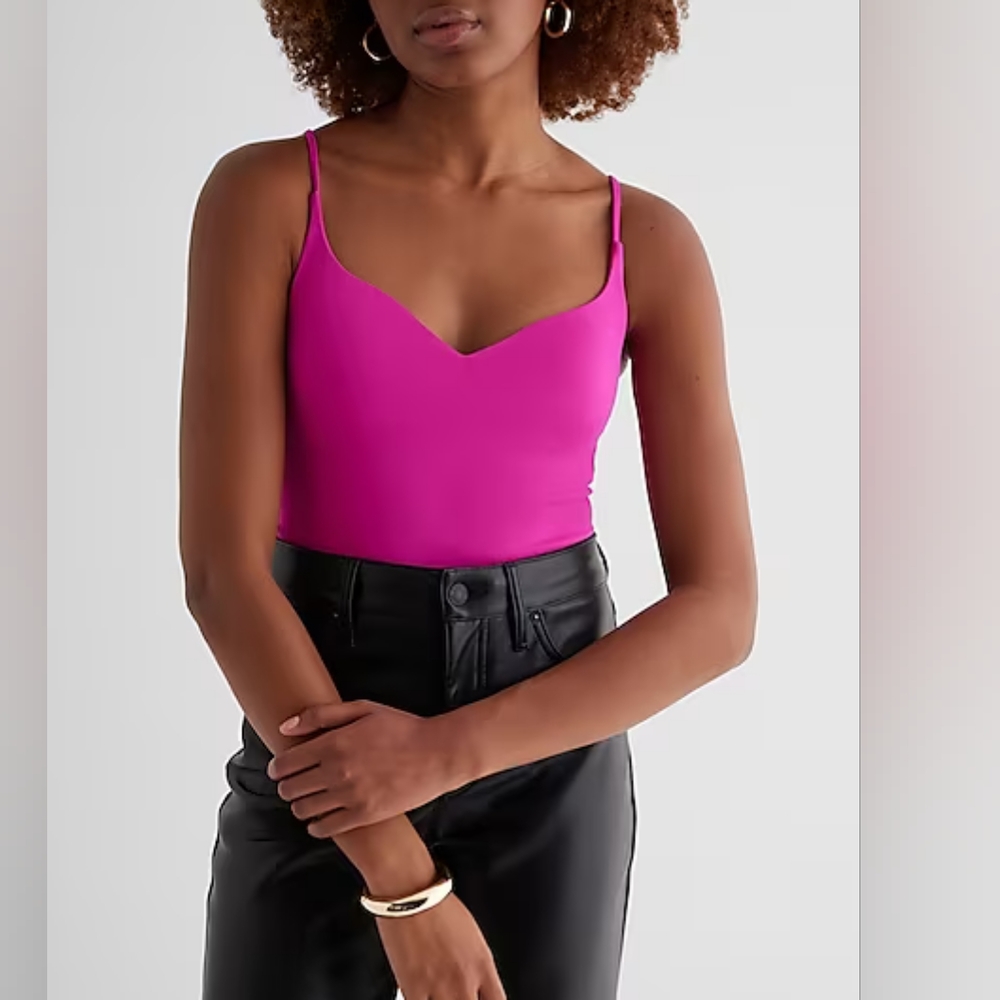 EXPRESS: Body Contour Sweetheart Neckline Bodysuit